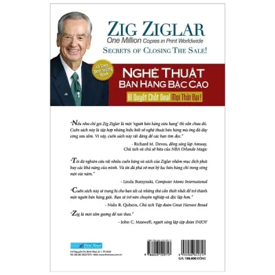 nghệ thuật bán hàng bậc cao bí quyết chốt deal mọi thời Đại (bìa cứng) zig ziglar