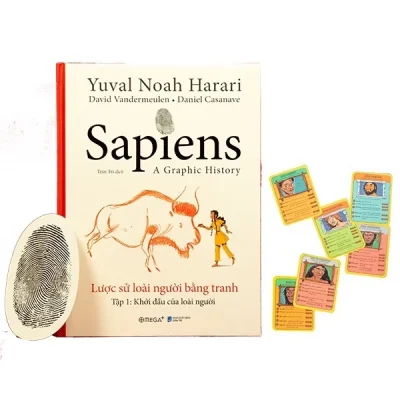 sapiens lược sử loài người bằng tranh tập 1: khởi Đầu của loài người (bìa cứng) yuval noah harari