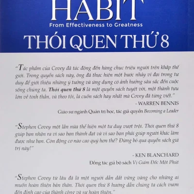 thói quen thứ 8 từ hiệu quả Đến vĩ Đại stephen r. covey