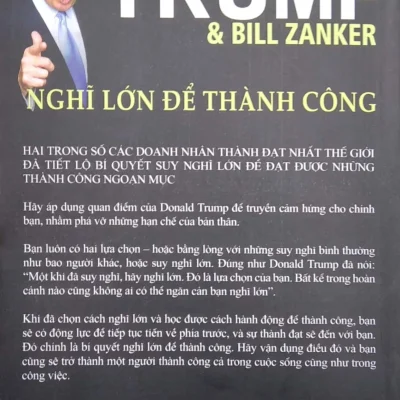 nghĩ lớn Để thành công (tái bản 2022) donald j. trump, bill zanker