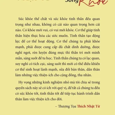 sống vui sống khỏe thích nhật từ
