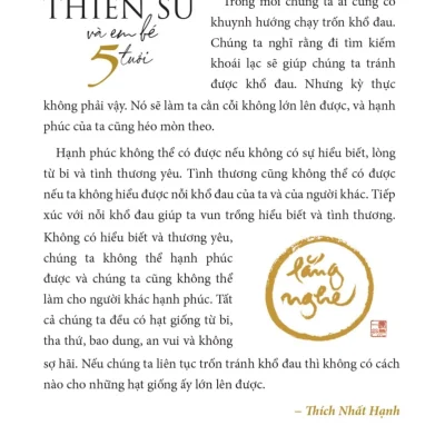 thiền sư và em bé 5 tuổi thích nhất hạnh