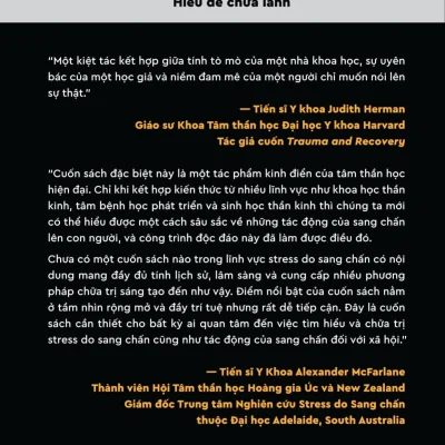 sang chấn tâm lý hiểu Để chữa lành bessel van der kolk, m.d.