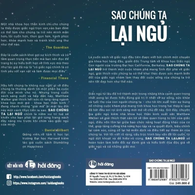 sao chúng ta lại ngủ why we sleep matthew walker