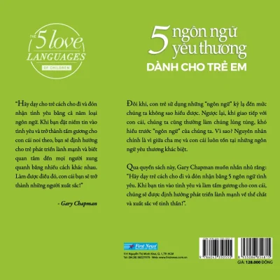 5 ngôn ngữ yêu thương dành cho trẻ em gary chapman, ross campbell