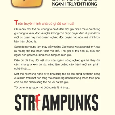streampunks kẻ nổi loạn Định dạng lại ngành truyền thông robert kyncl, maany peyvan