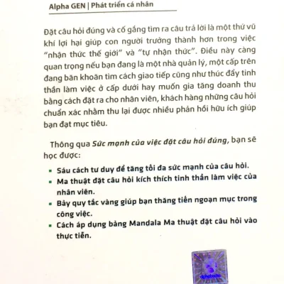 sức mạnh của việc Đặt câu hỏi Đúng mihiro matsuda