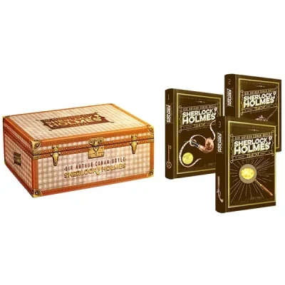 sherlock holmes toàn tập (bộ hộp 3 tập) (bìa cứng) arthur conan doyle