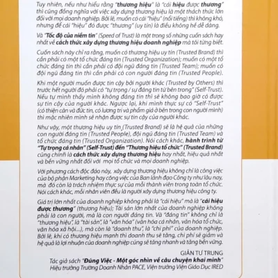 tốc Độ của niềm tin stephen m. r. covey, rebecca r. merrill