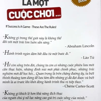 nếu thành công là một cuộc chơi chérie carter, scott phd