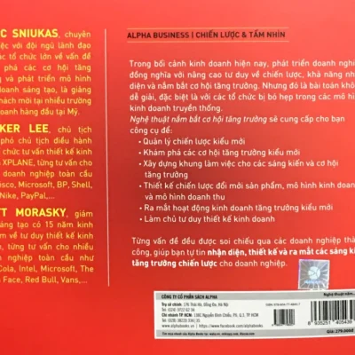 nghệ thuật nắm bắt cơ hội tăng trưởng marc sniukas, parker lee, matt morasky