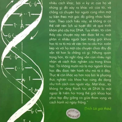 dna hành trình khám phá cấu trúc chuỗi xoắn kép james dewey watson