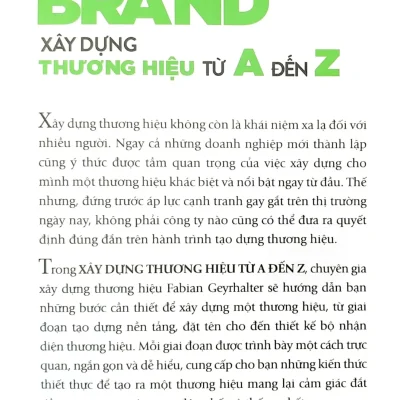 xây dựng thương hiệu từ a Đến z fabian geyrhalter