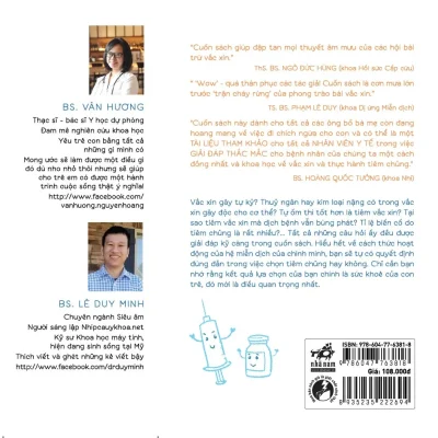 Để con Được chích hiểu hết về vắc xin và miễn dịch bs vân hương, bs lê duy minh, uyên bùi