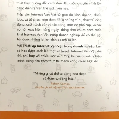 thiết lập internet vạn vật trong doanh nghiệp maciej kranz