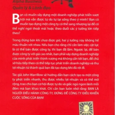 Đừng bán khi chưa Được giá john warrillow