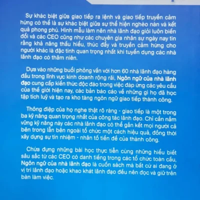 ngôn ngữ của nhà lãnh Đạo kevin murray