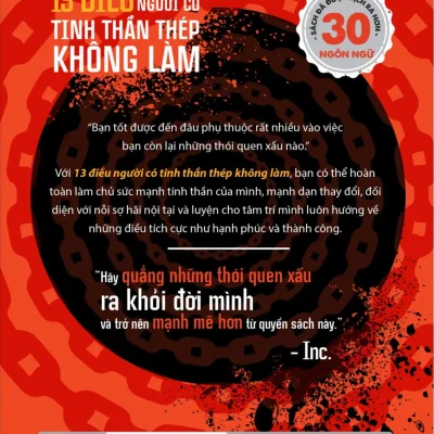 13 Điều người có tinh thần thép không làm amy morin