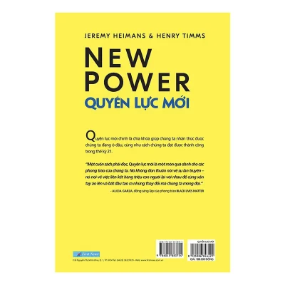 quyền lực mới tương lai thế giới sẽ Được Định hình như thế nào? jeremy heimans, henry timms