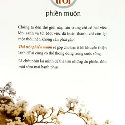 thả trôi phiền muộn suối thông