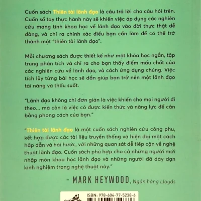 thiên tài lãnh Đạo leadership genius rus slater