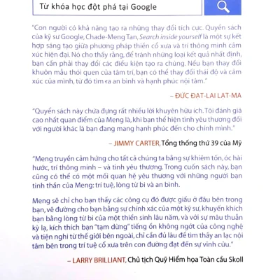 search inside yourself tạo ra lợi nhuận vượt qua Đại dương và thay Đổi thế giới chade meng tan