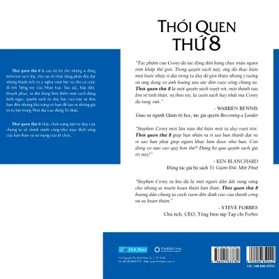 thói quen thứ 8 từ hiệu quả Đến vĩ Đại (bìa cứng) stephen r. covey