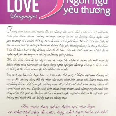 5 ngôn ngữ yêu thương gary chapman