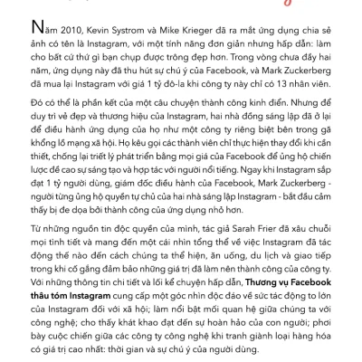 thương vụ facebook thâu tóm instagram sarah frier