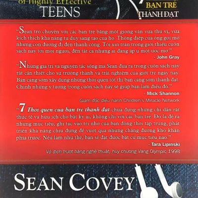 7 thói quen của bạn trẻ thành Đạt sean covey
