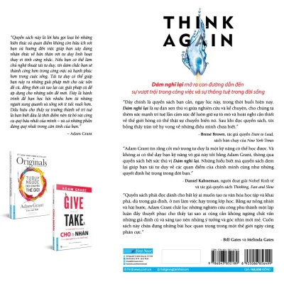dám nghĩ lại adam grant