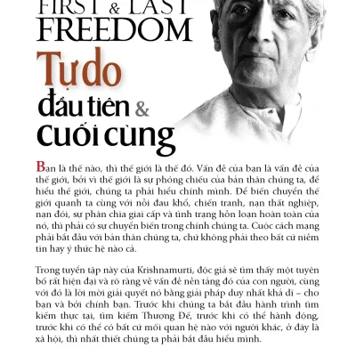tự do Đầu tiên và cuối cùng j. krishnamurti