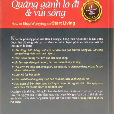 quẳng gánh lo Đi và vui sống (bìa cứng) dale carnegie