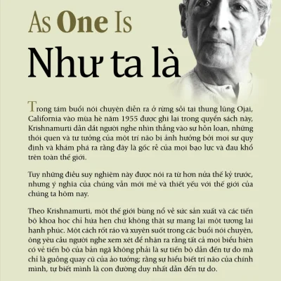 như ta là j. krishnamurti