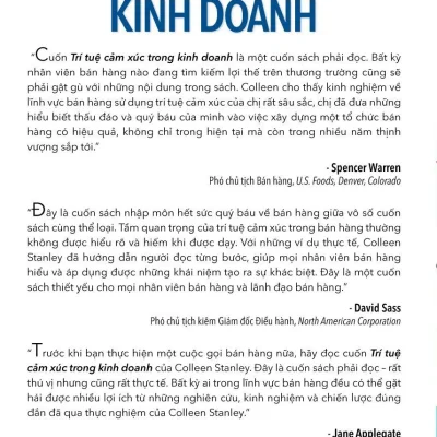 trí tuệ cảm xúc trong kinh doanh bí quyết kết nối và thu phục khách hàng hiệu quả colleen stanley