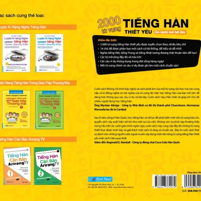 2000 từ vựng tiếng hàn thiết yếu cho người mới bắt Đầu ahn seol hee, min jin young, kim min sung