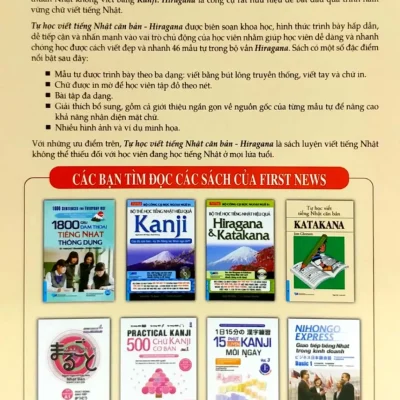 tự học viết tiếng nhật căn bản hiragana (tái bản 2022) jim gleeson