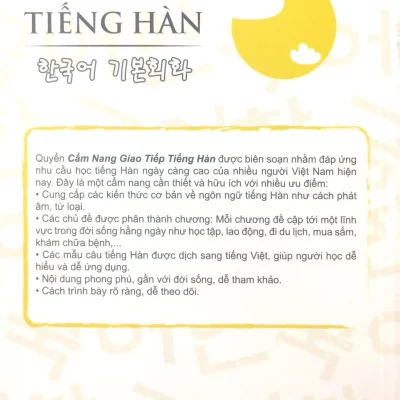 cẩm nang giao tiếp tiếng hàn ths. lê huy khoa