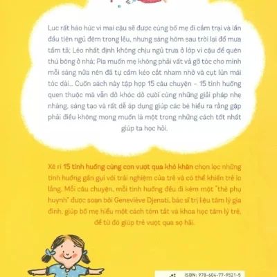 15 tình huống cùng con vượt qua khó khăn biến Điều không mong muốn thành niềm vui sophie de mullenheim và cộng sự