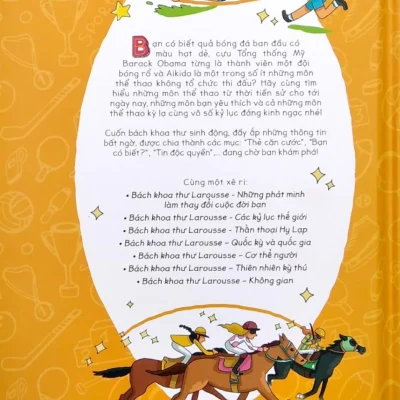 bách khoa thư larousse thể thao (bìa cứng) géraldine maincent, alexandre arlène