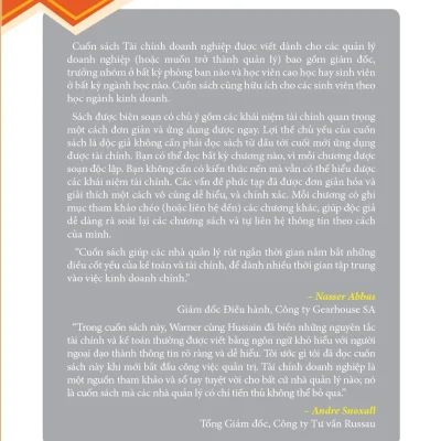 the finance book tài chính doanh nghiệp si hussain, stuart warner