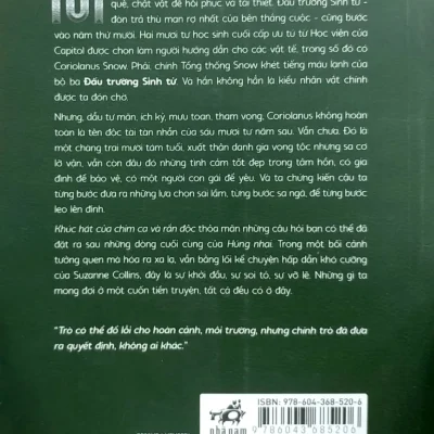 tiền truyện series Đấu trường sinh tử: khúc hát của chim ca và rắn Độc suzanne collins