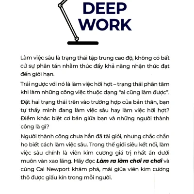 làm ra làm, chơi ra chơi cal newport