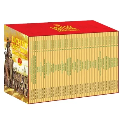 boxset lịch sử việt nam bằng tranh trọn bộ (bộ hộp 53 cuốn) trần bạch Đằng