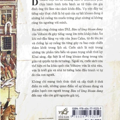 bàn về lòng khoan dung voltaire