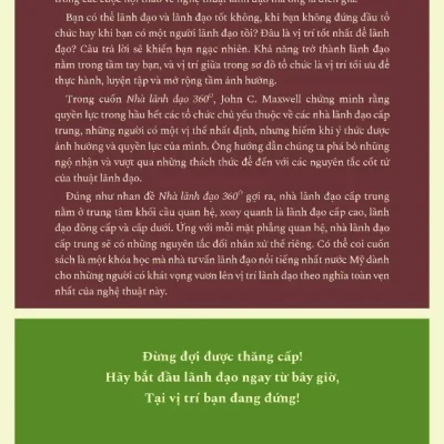 nhà lãnh Đạo 360 Độ john c. maxwell
