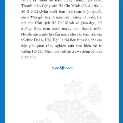 di sản hồ chí minh thư gửi thanh niên hồ chí minh