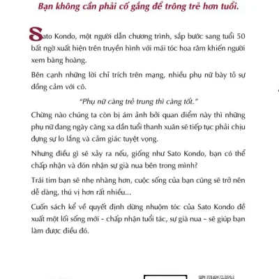 sống cùng mái tóc hoa râm sato kondo
