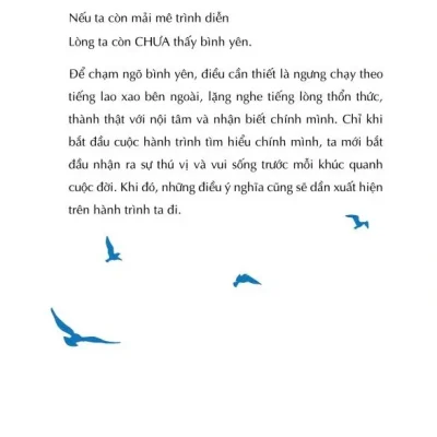 nhận biết chính mình bình an sẽ tới ty xin