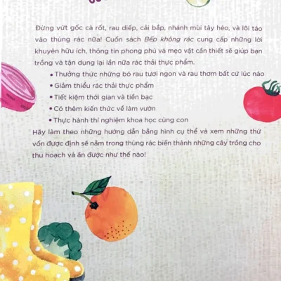 bếp không rác tái sinh rau củ katie elzer peters
